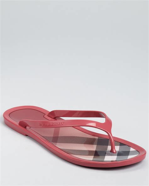 burberry flip flops jelly|Burberry sandals bloomingdale's.